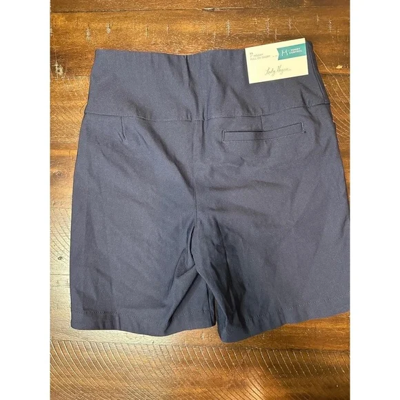 Walter Hagen NWT 7” Tummy Control Short Womens XS Dark Navy HighWaisted Athletic - Picture 3 of 5